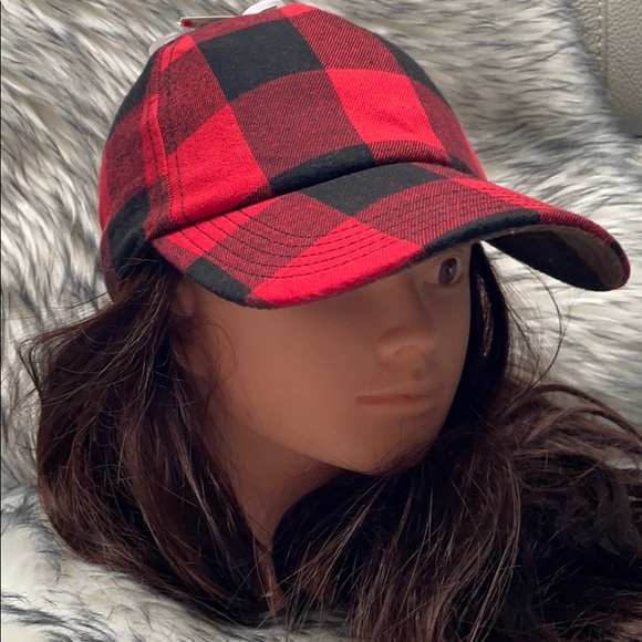 Gap NWT Buffalo Check Red Black Plaid - Picture 2 of 7